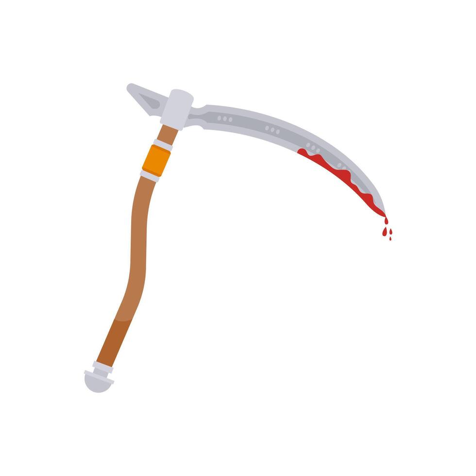 Scythe, Halloween Illustration vector