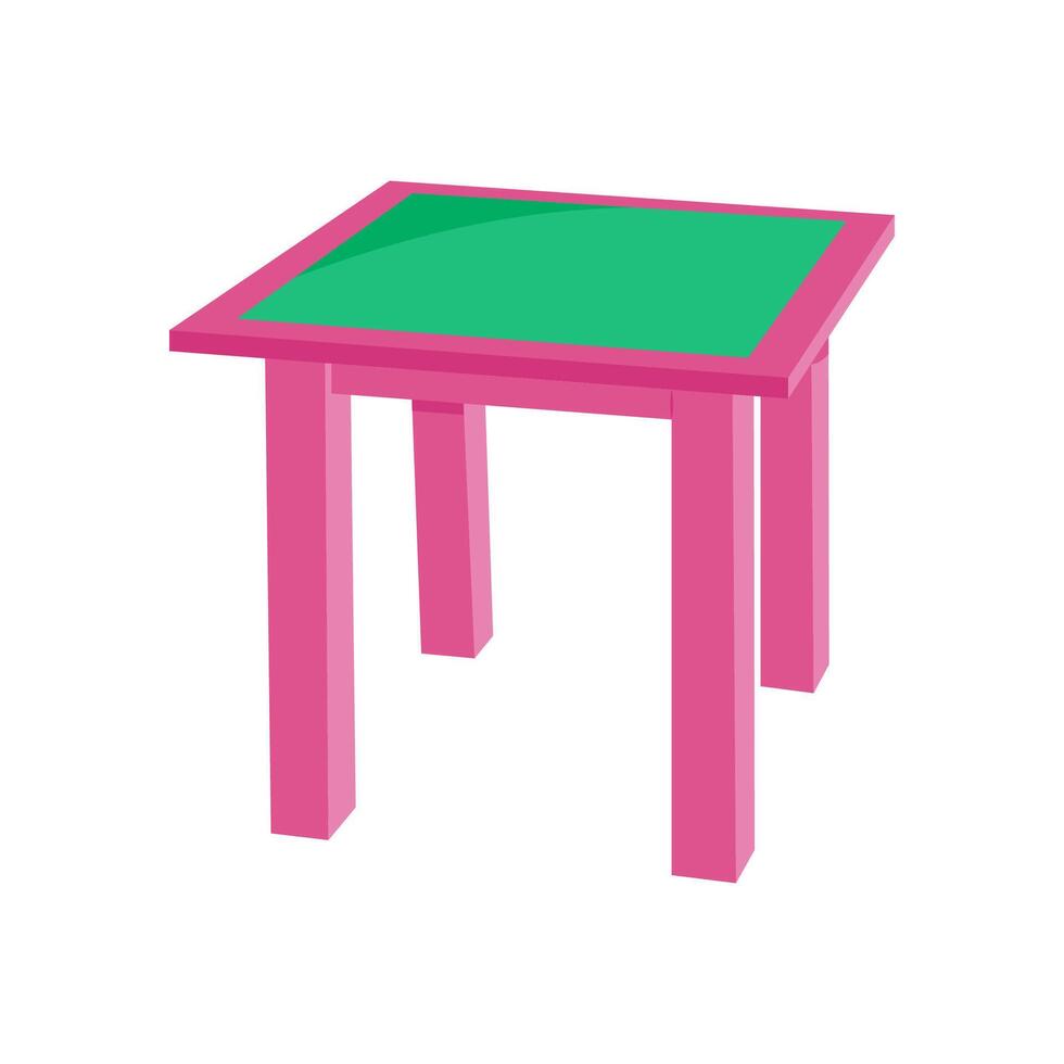 Children Table, Kindergarten illustration vector