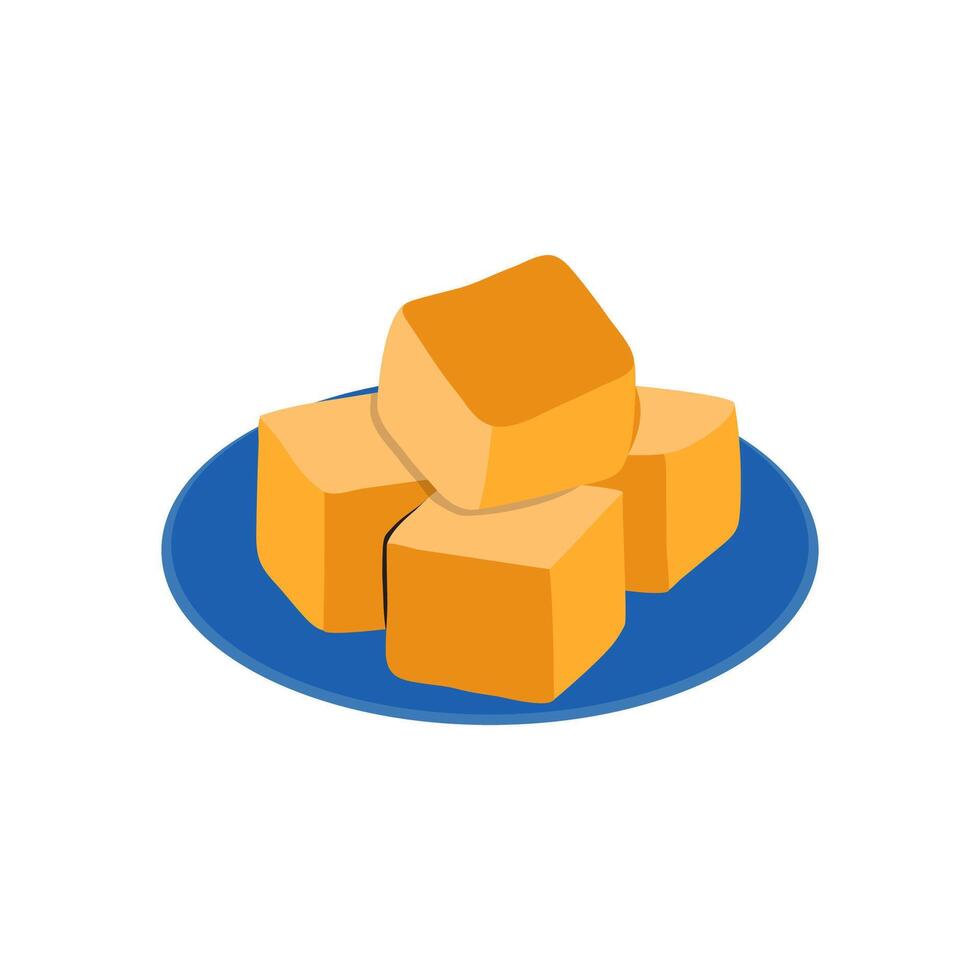 Tofu, China Symbols Illustration vector