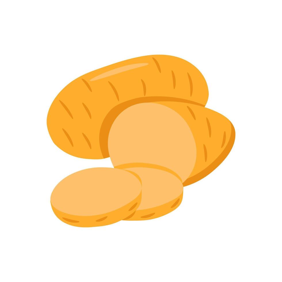 Potatoes Flat Icon, illustration vector