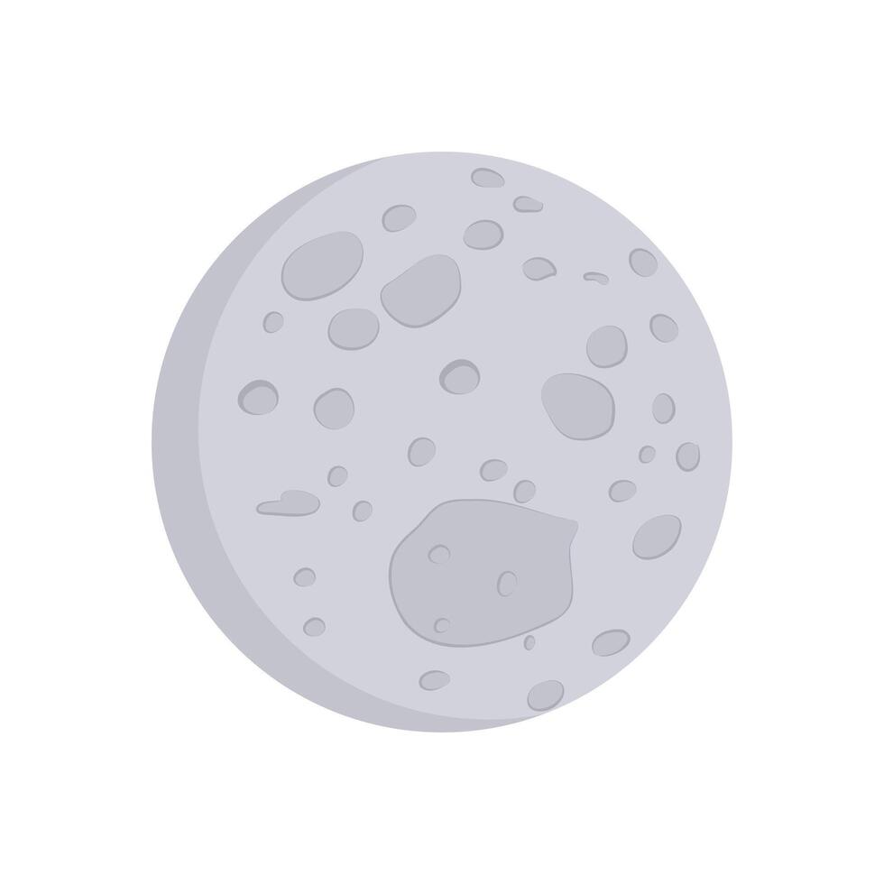 Ceres, Space Illustration vector