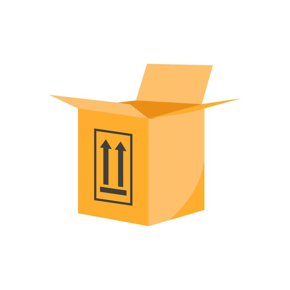 This Side Up, Delivery Service illustration vector