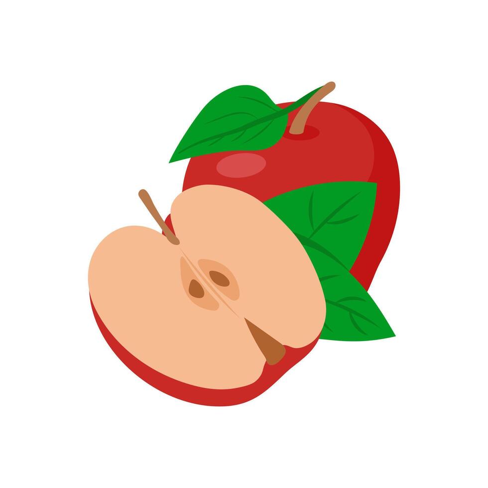Apple Flat Icon, illustration vector