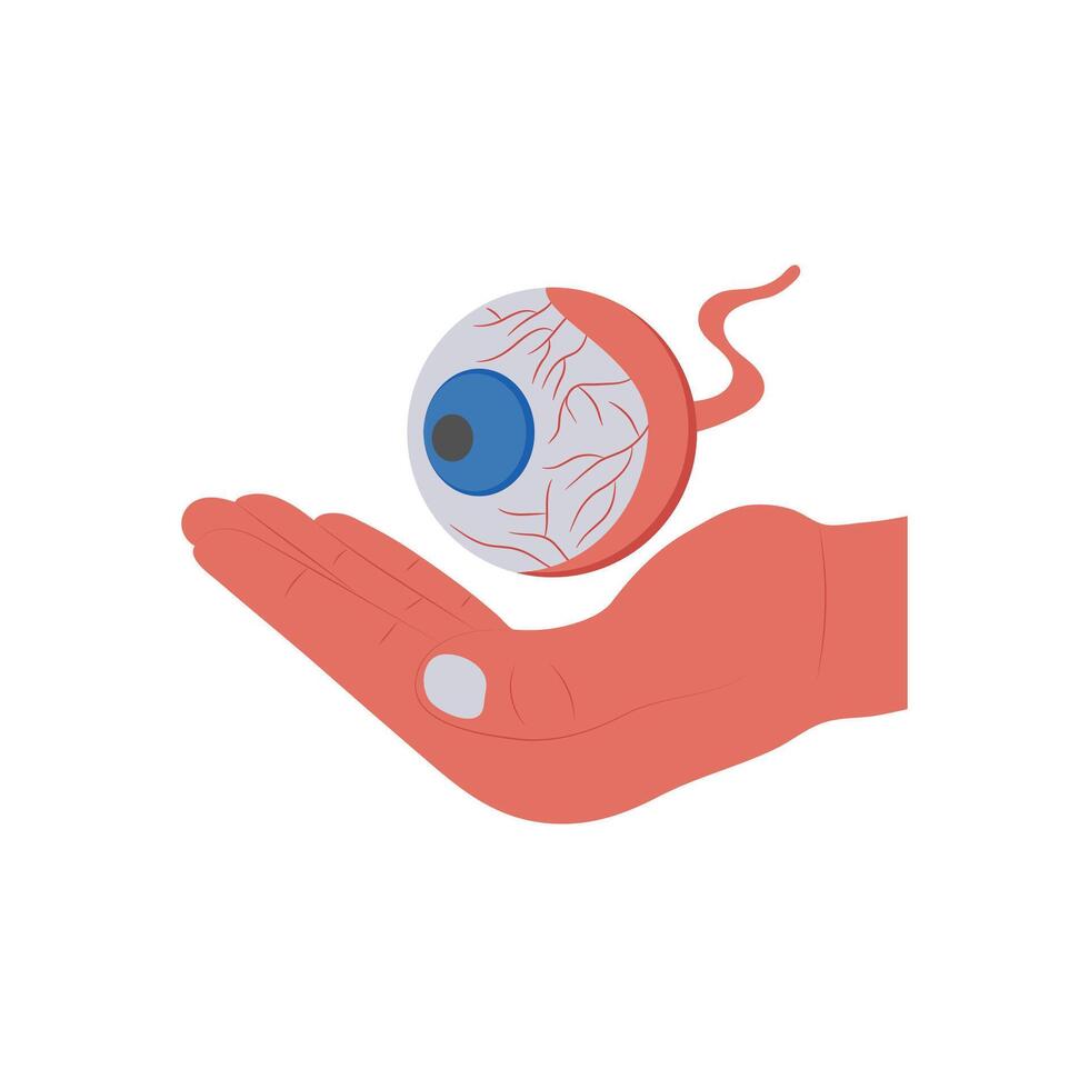 Eye Donation Illustration vector