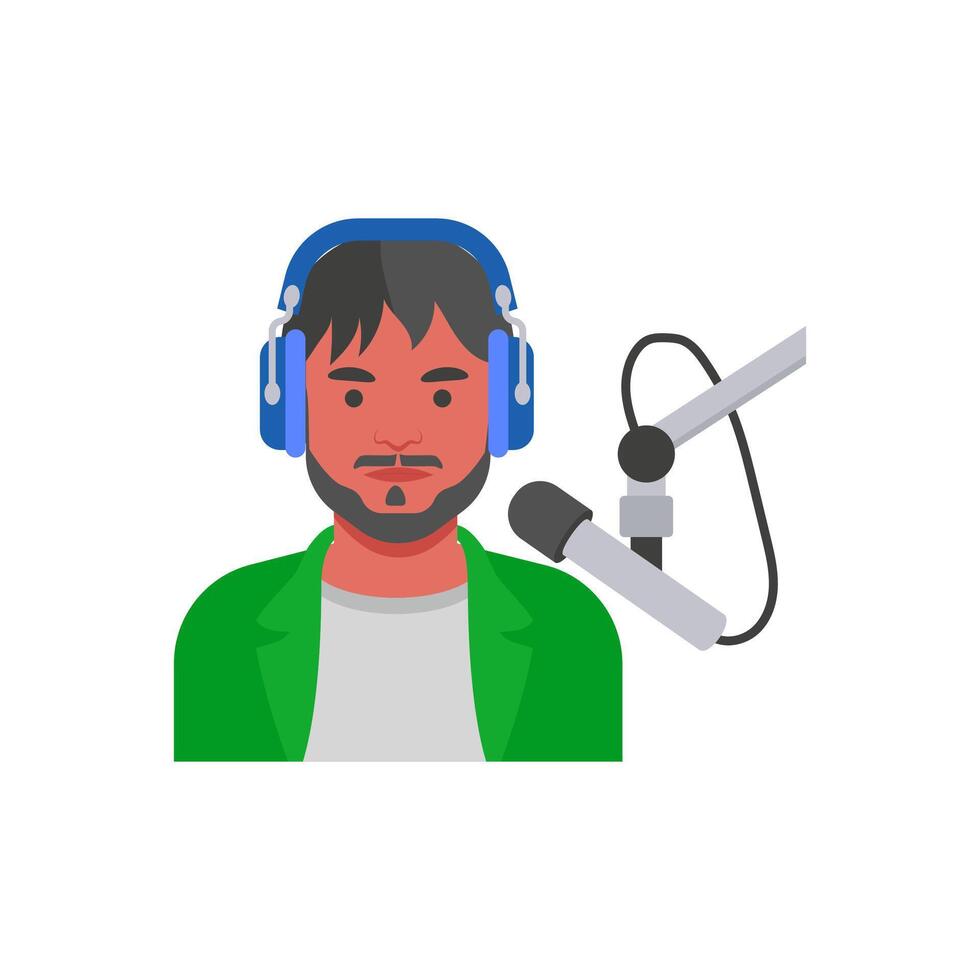 Commentator, Football Championship Soccer Illustration vector
