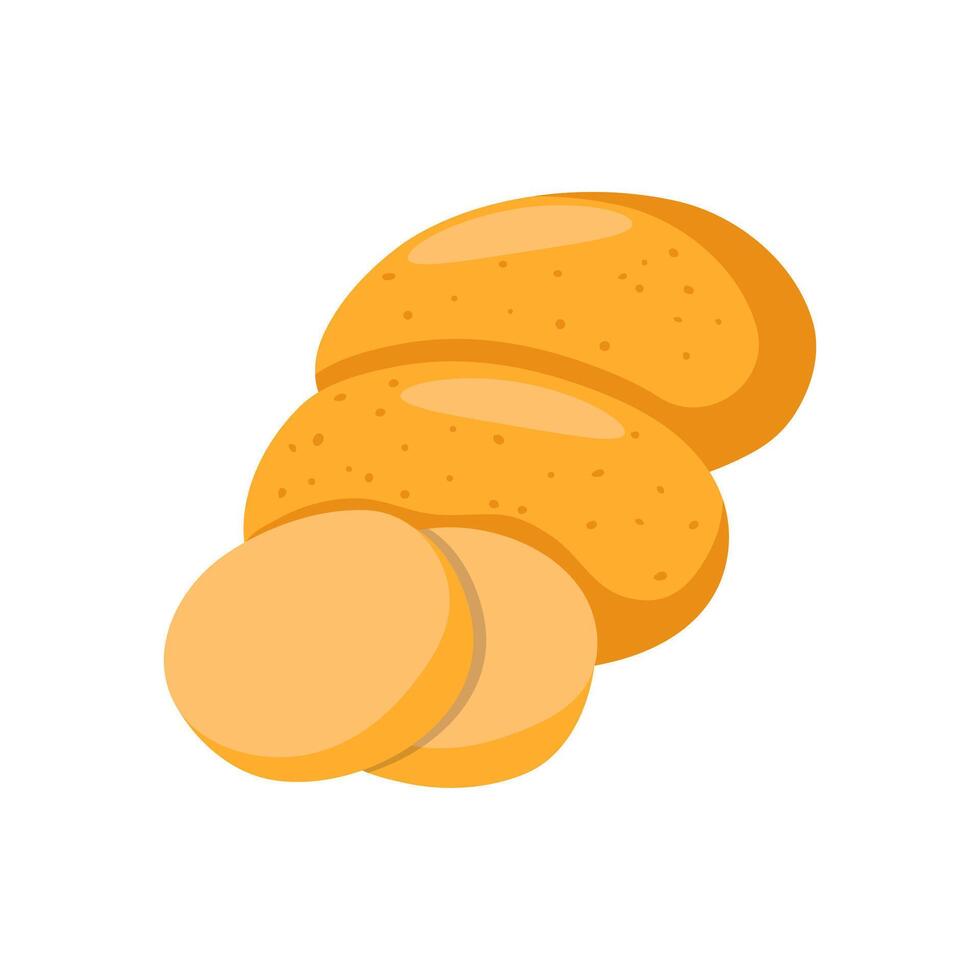 Potatoes , Autumn illustration vector