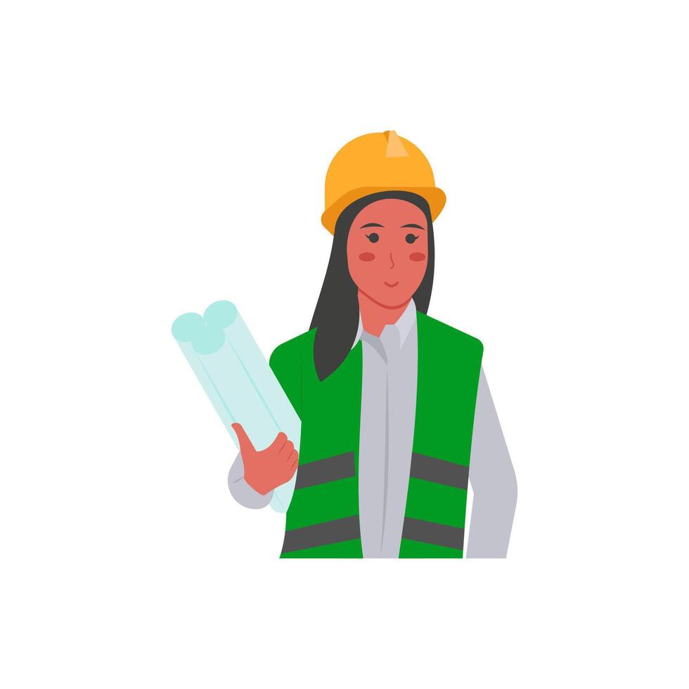 Architect Flat illustration vector