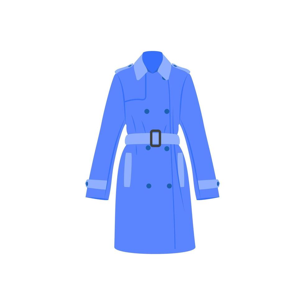 Woman Coat , Autumn illustration vector