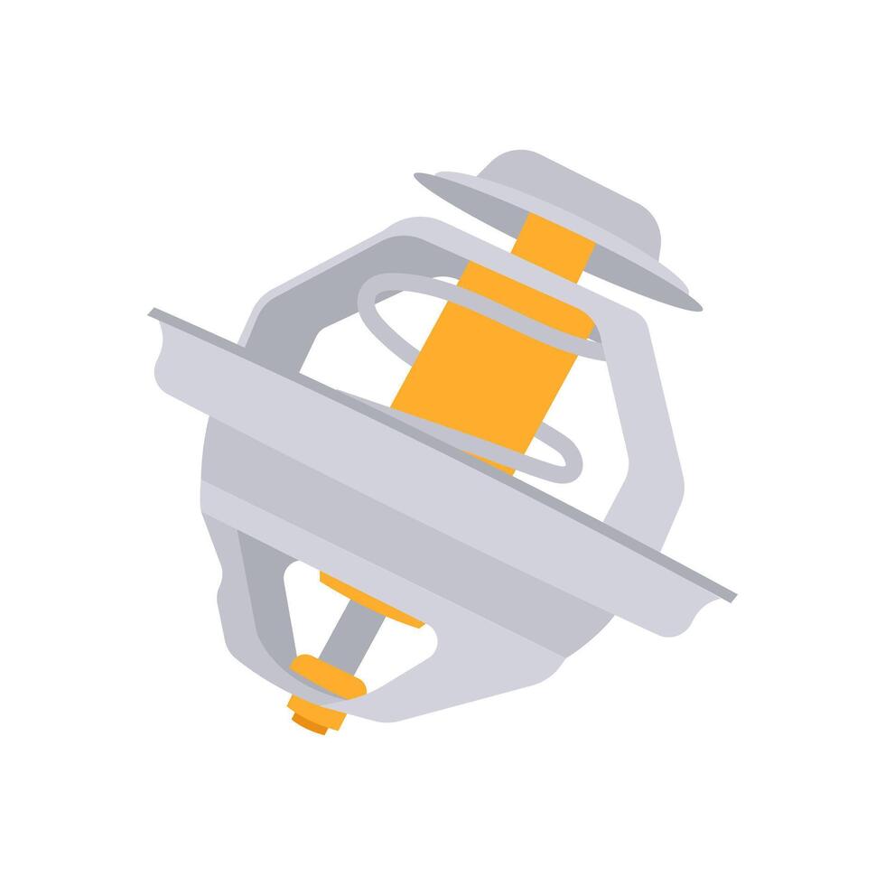 Engine Thermostat, Automotive Illustration vector