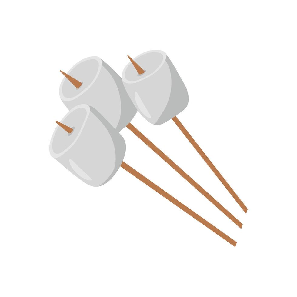 Marshmallows, Sweets Illustration vector