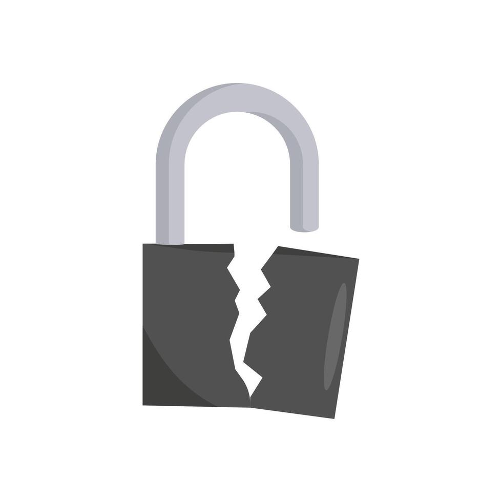 Insecurity Flat Icon, illustration vector