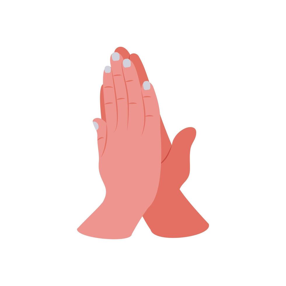 High Five Flat Icon, illustration vector
