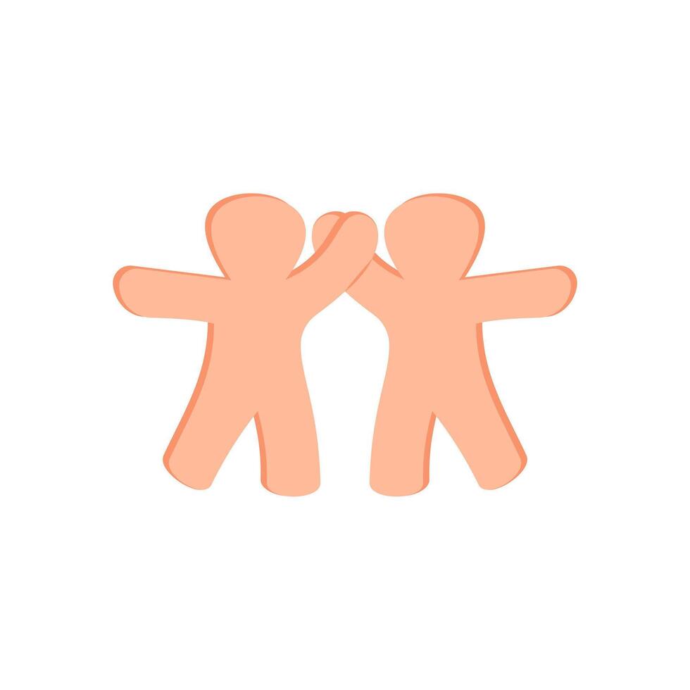 Best Friends Flat Icon, illustration vector
