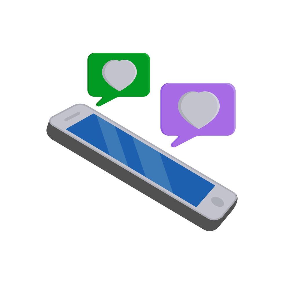 Conversation Flat Icon, illustration vector