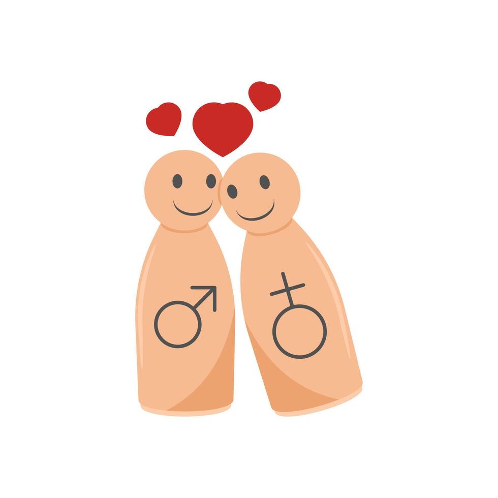 Couples Flat Icon, illustration vector