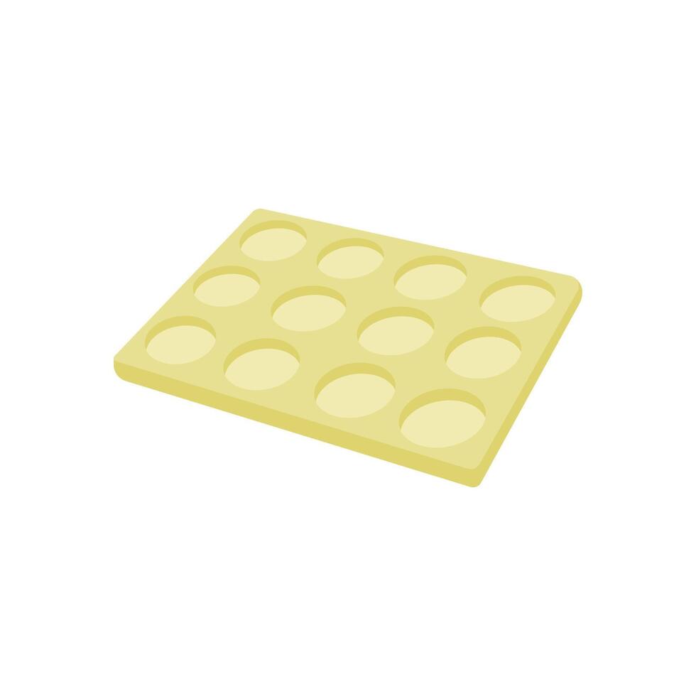 Spot Plate Flat Icon, illustration vector