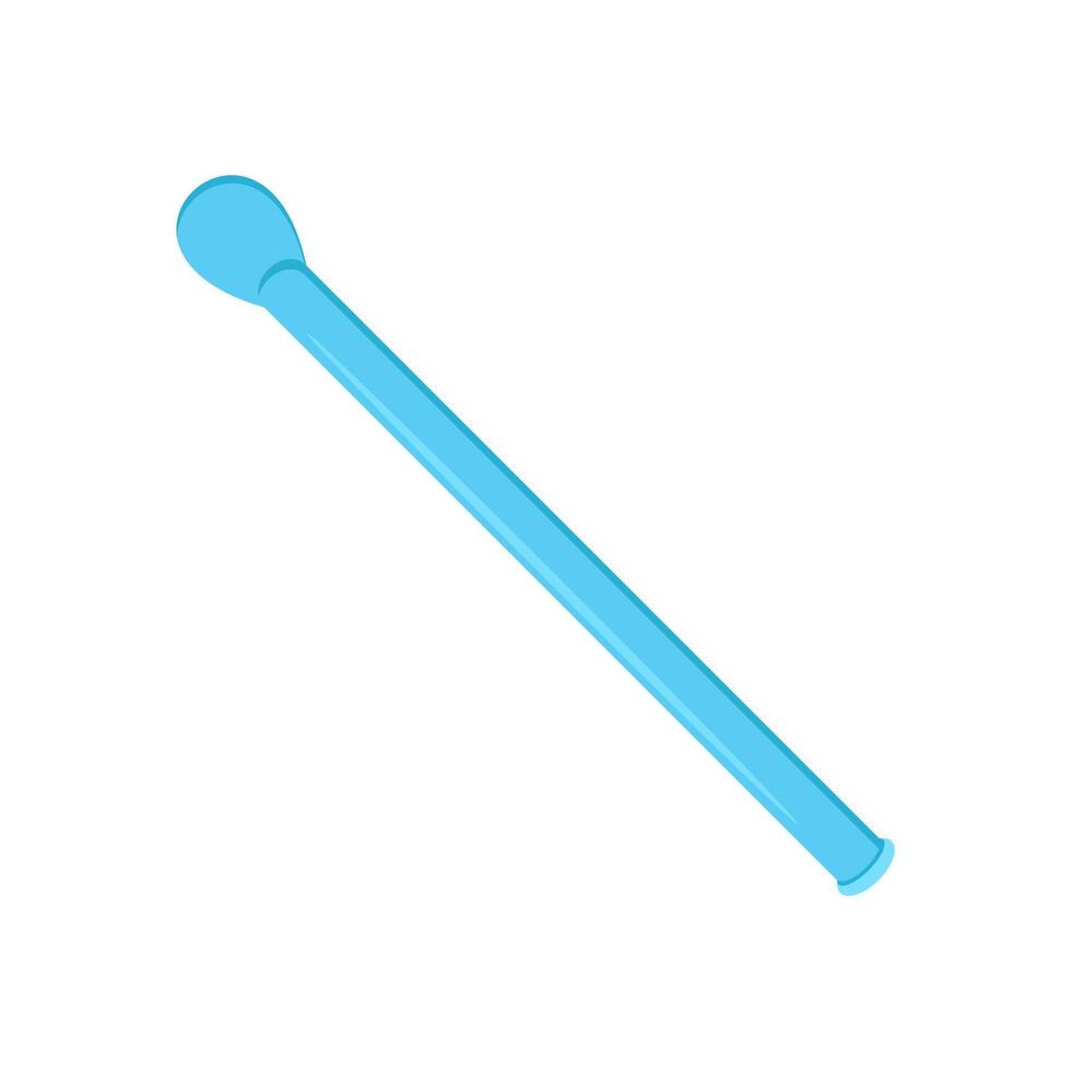 Stirrer Rod Flat Icon, illustration vector