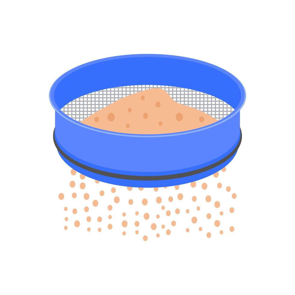 Sieve Flat Icon, illustration vector