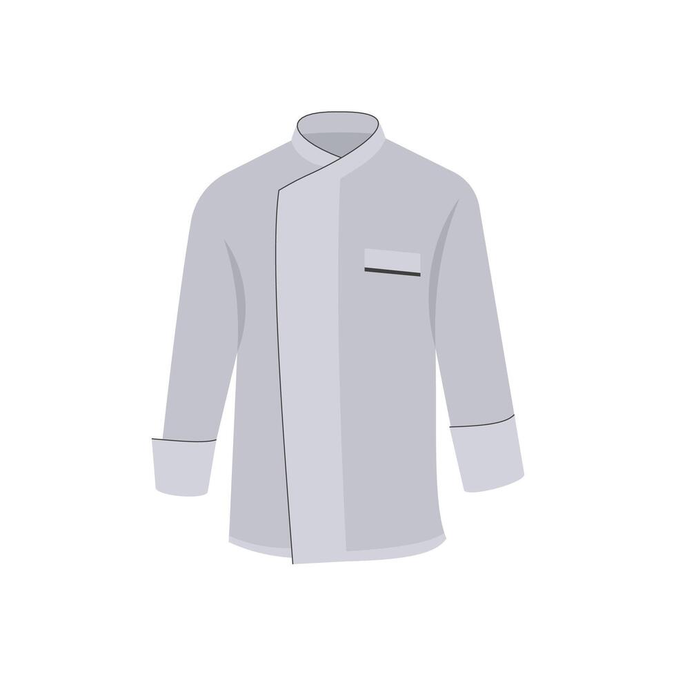 Chef Jacket Flat Icon, illustration vector