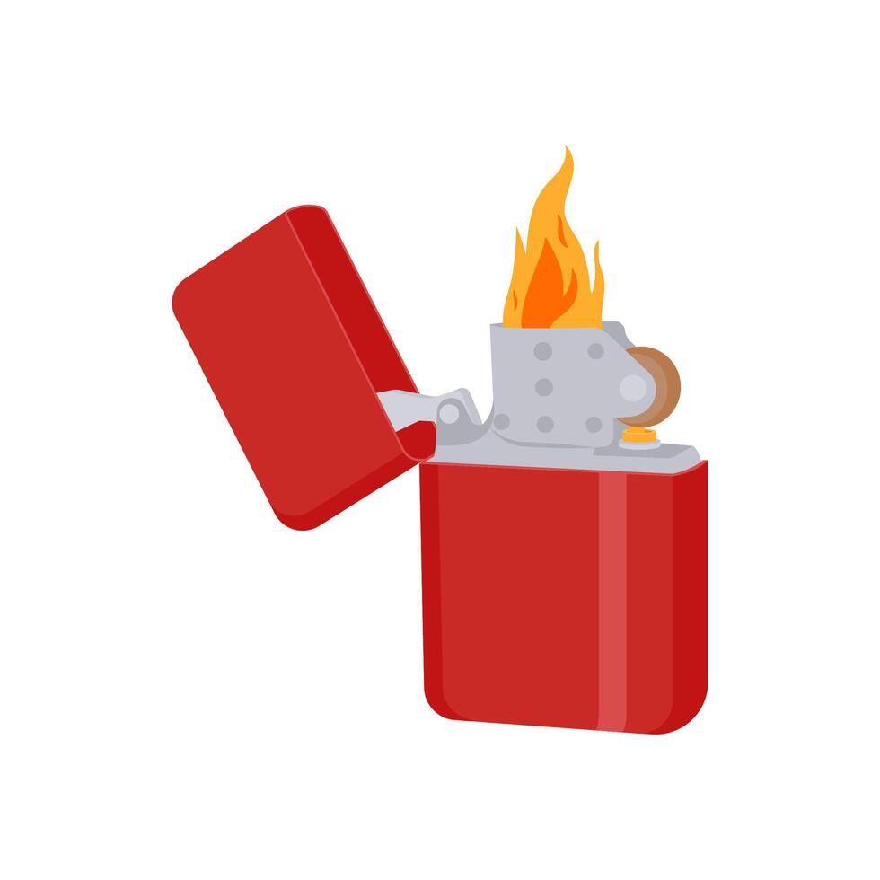 Lighter Flat Icon, illustration vector