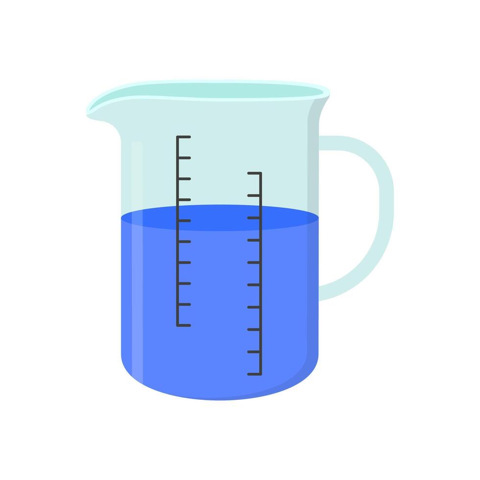 Measuring Jug Flat Icon, illustration vector