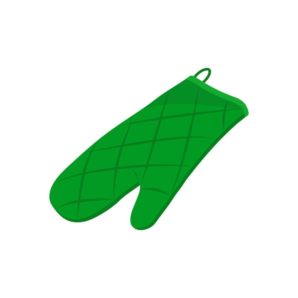 Oven Gloves Flat Icon, illustration vector