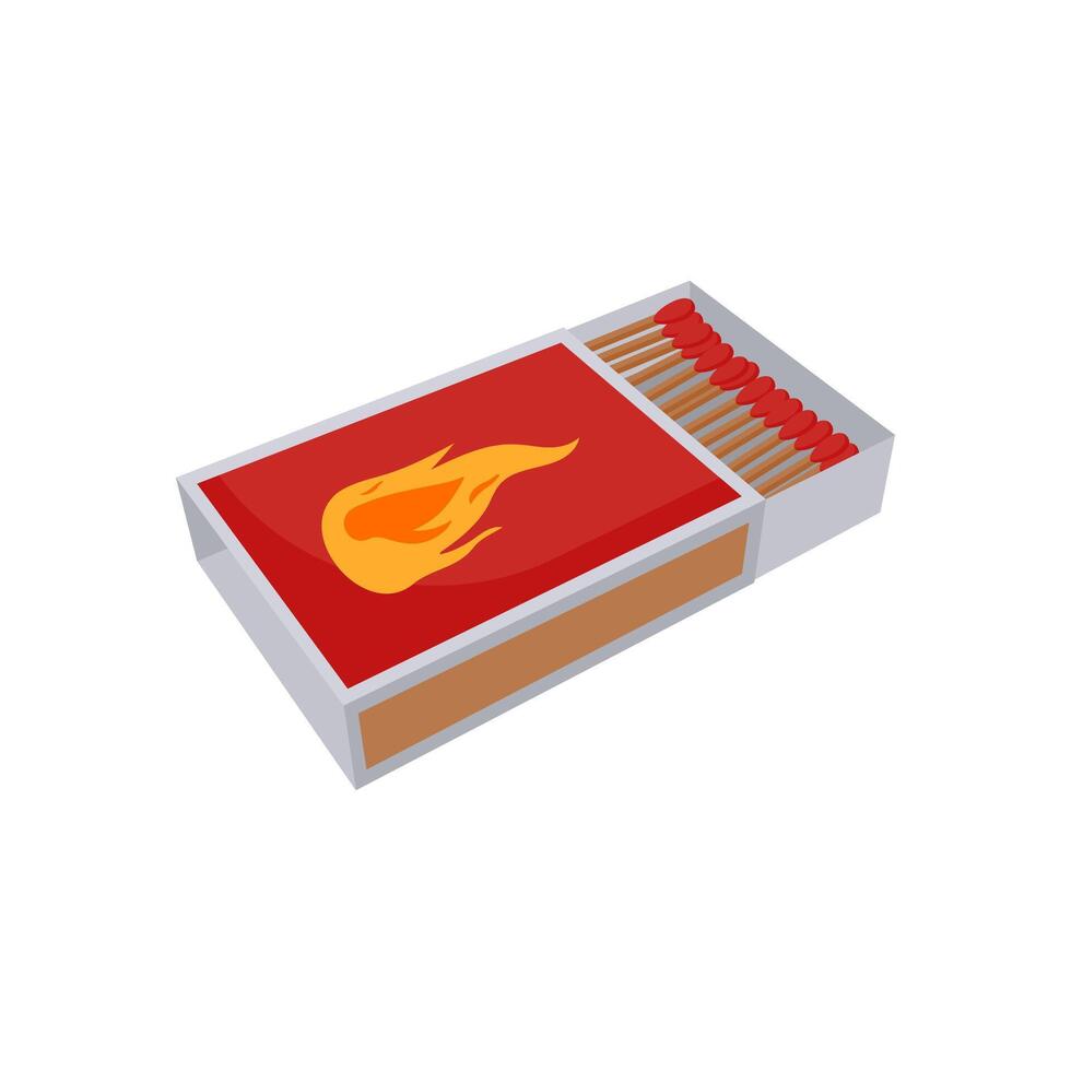 Matchbox Flat Icon, illustration vector