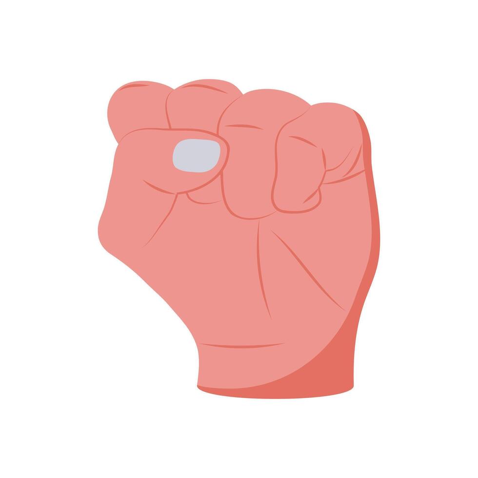 Power Hand Gesture Icon, illustration vector
