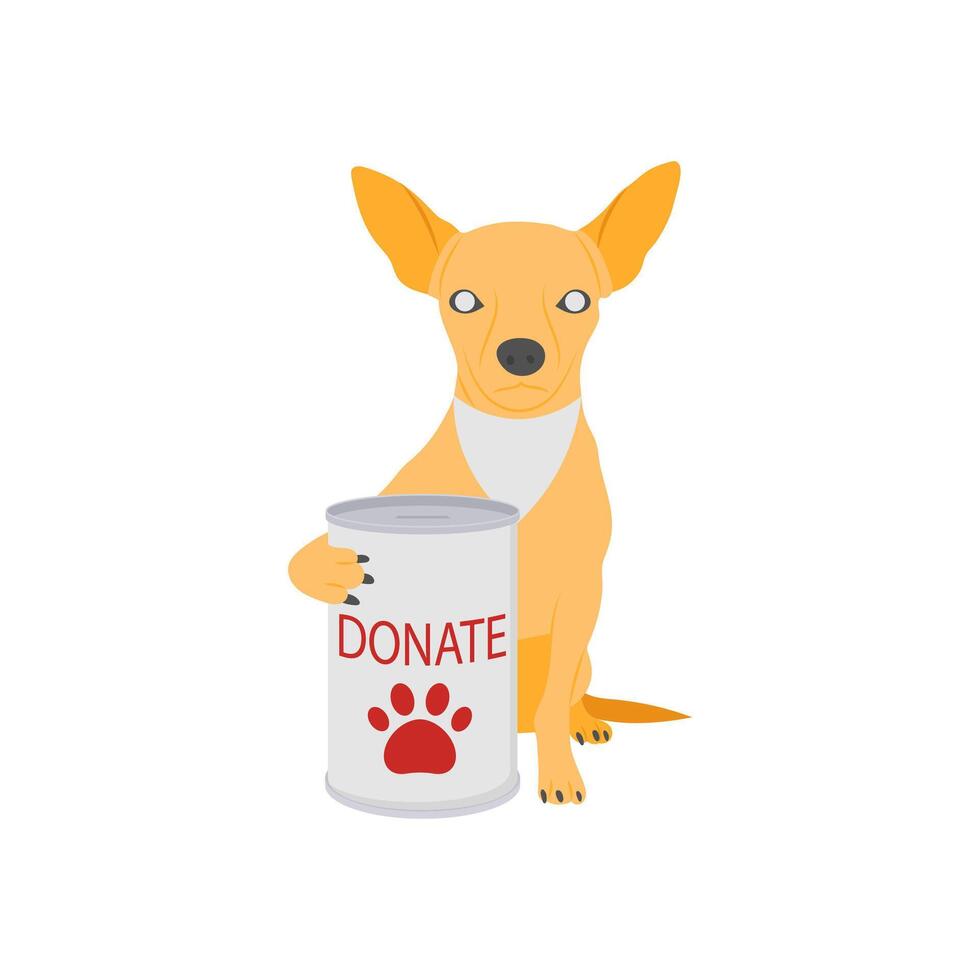 Donate to Animals Illustration vector