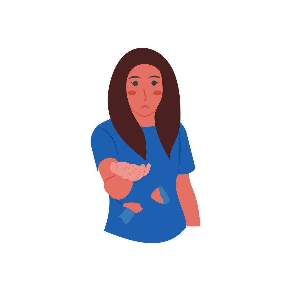 Help Beggars Illustration vector