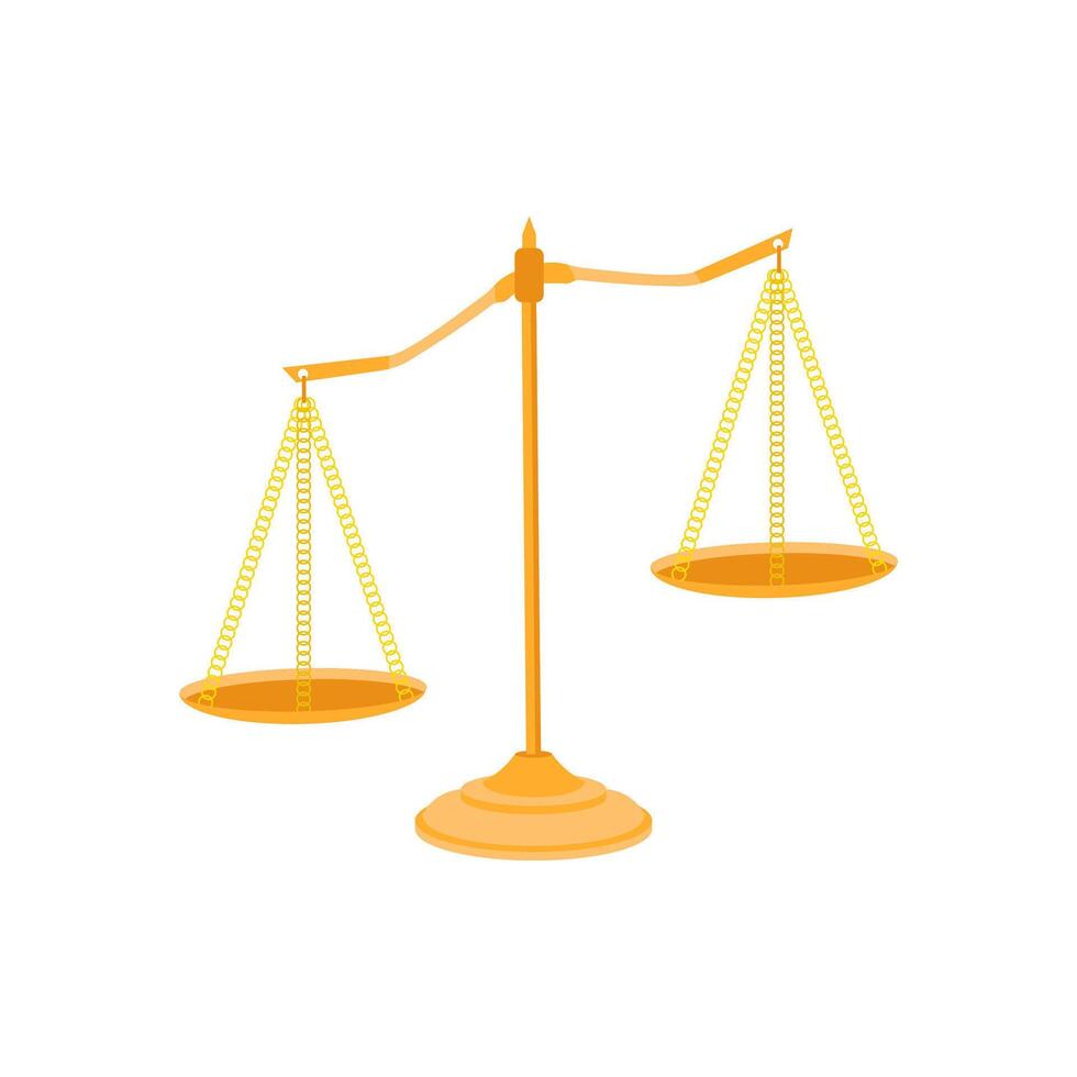 Justice Flat Illustration vector
