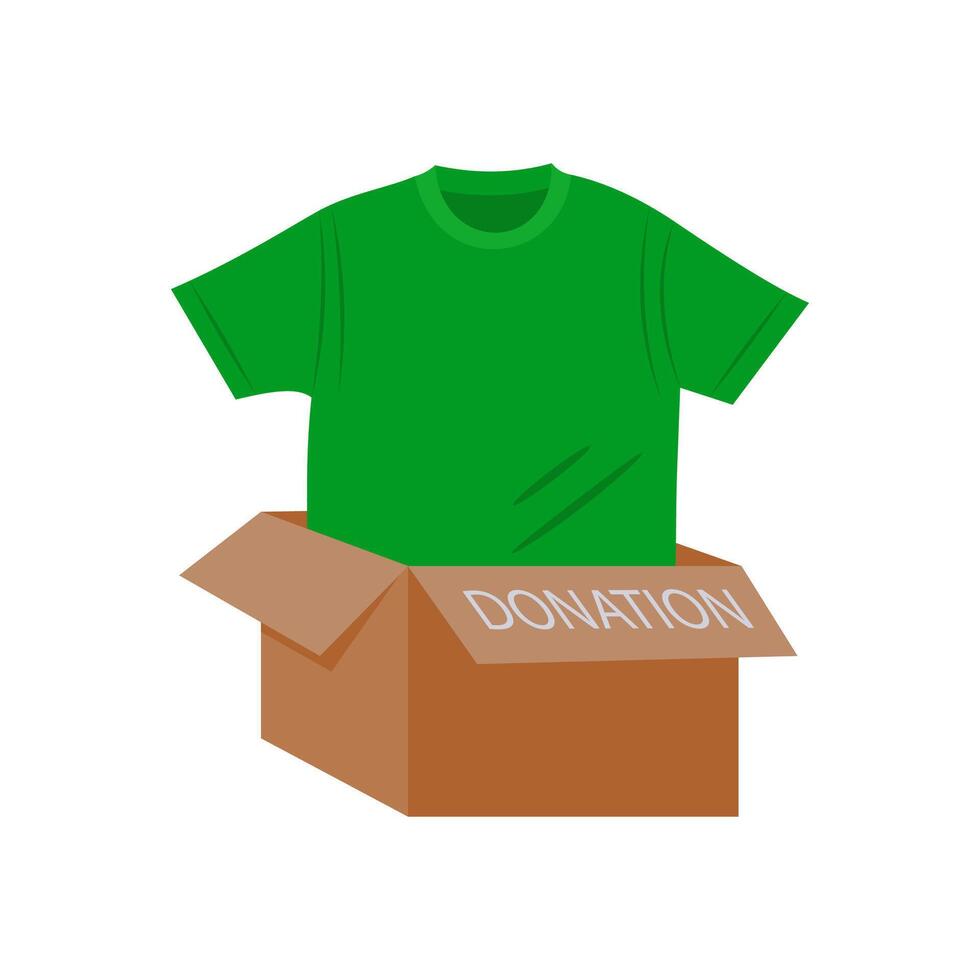 Shirt Donation Illustration vector
