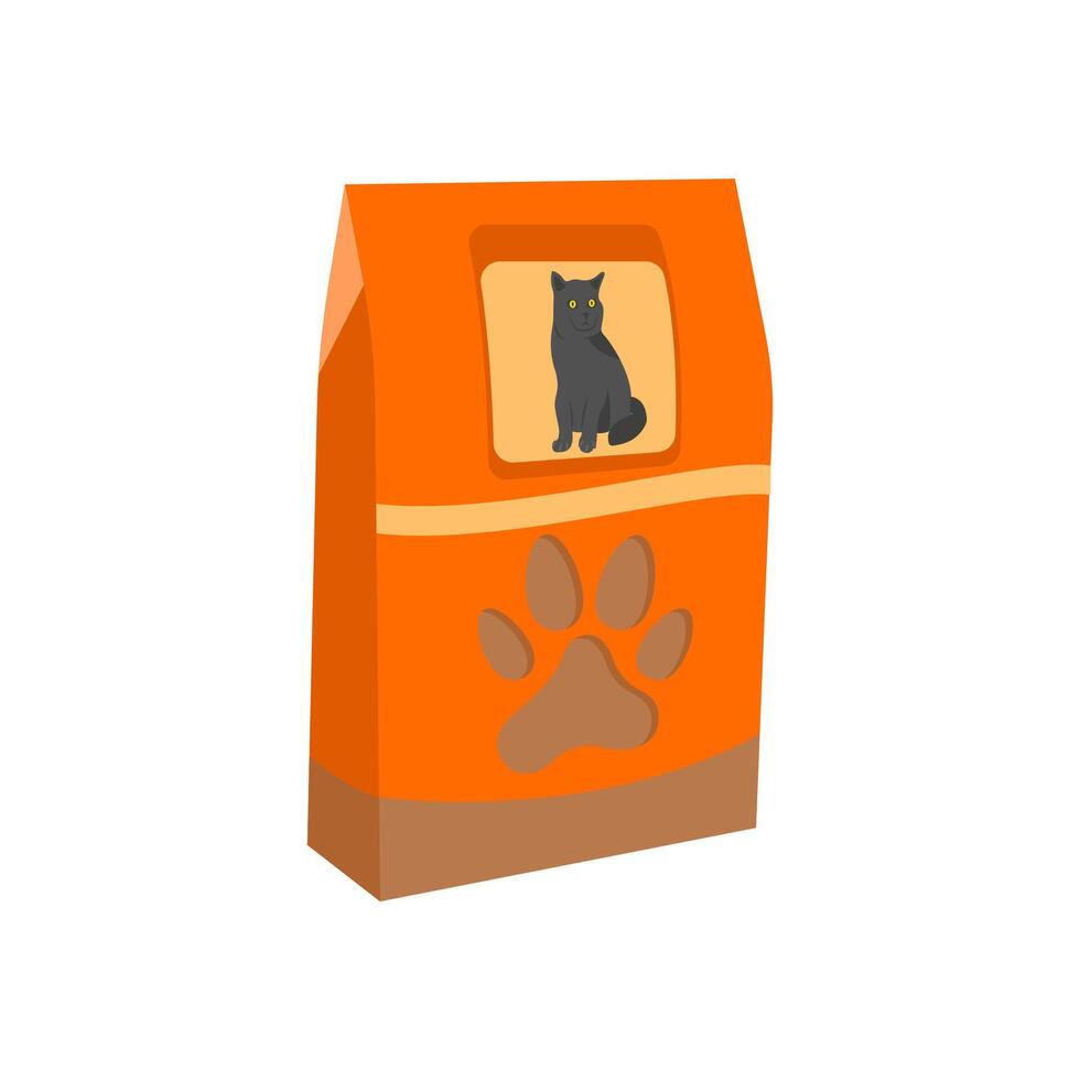 Pet Food Flat Illustration vector