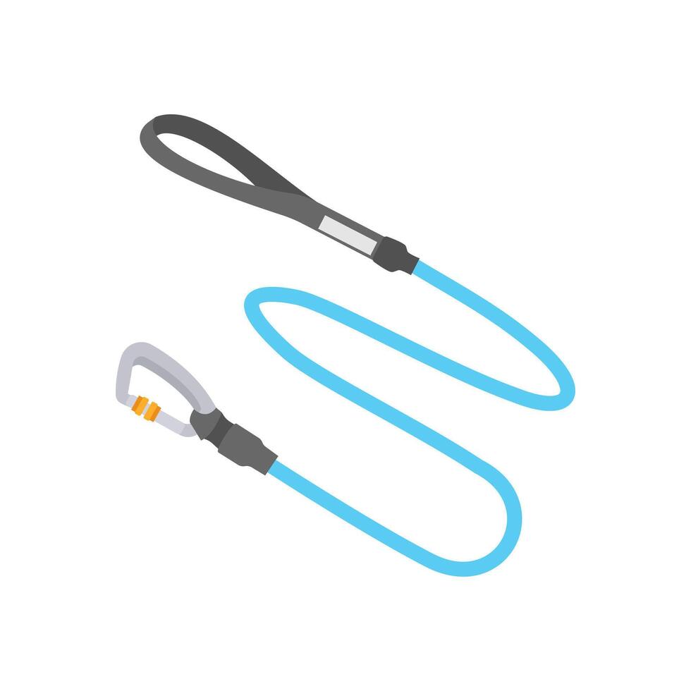 Dog Leash Flat Illustration vector