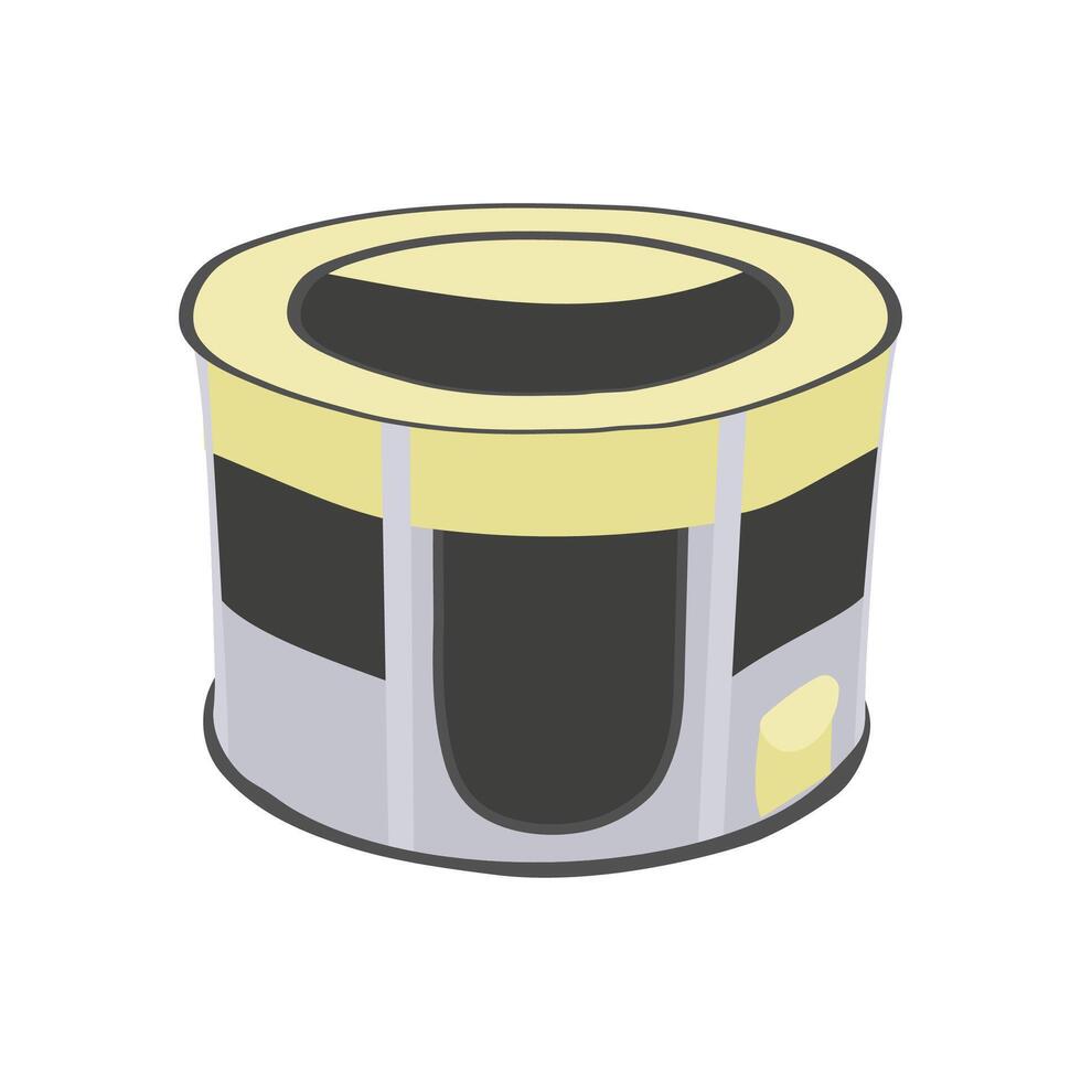 Pet Playpen Flat Illustration vector