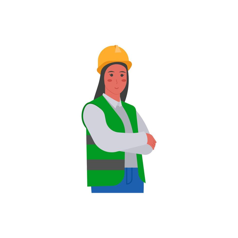 Engineer Flat illustration vector
