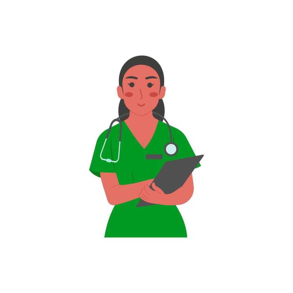 Nurse Flat illustration vector