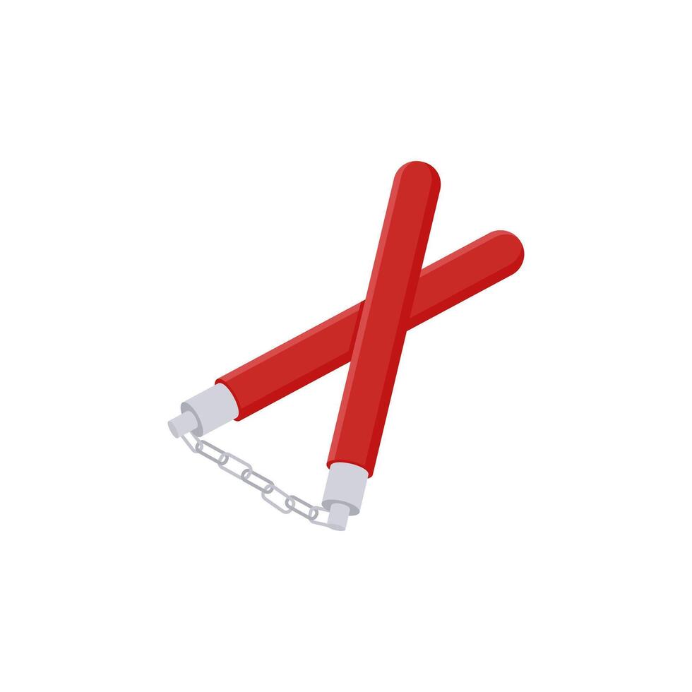 Nunchuck Graphic Illustration vector