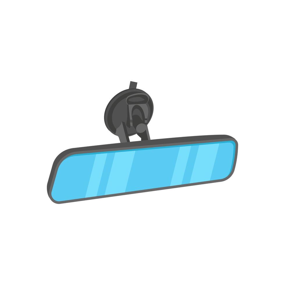Rear View Mirror, Automotive Illustration vector