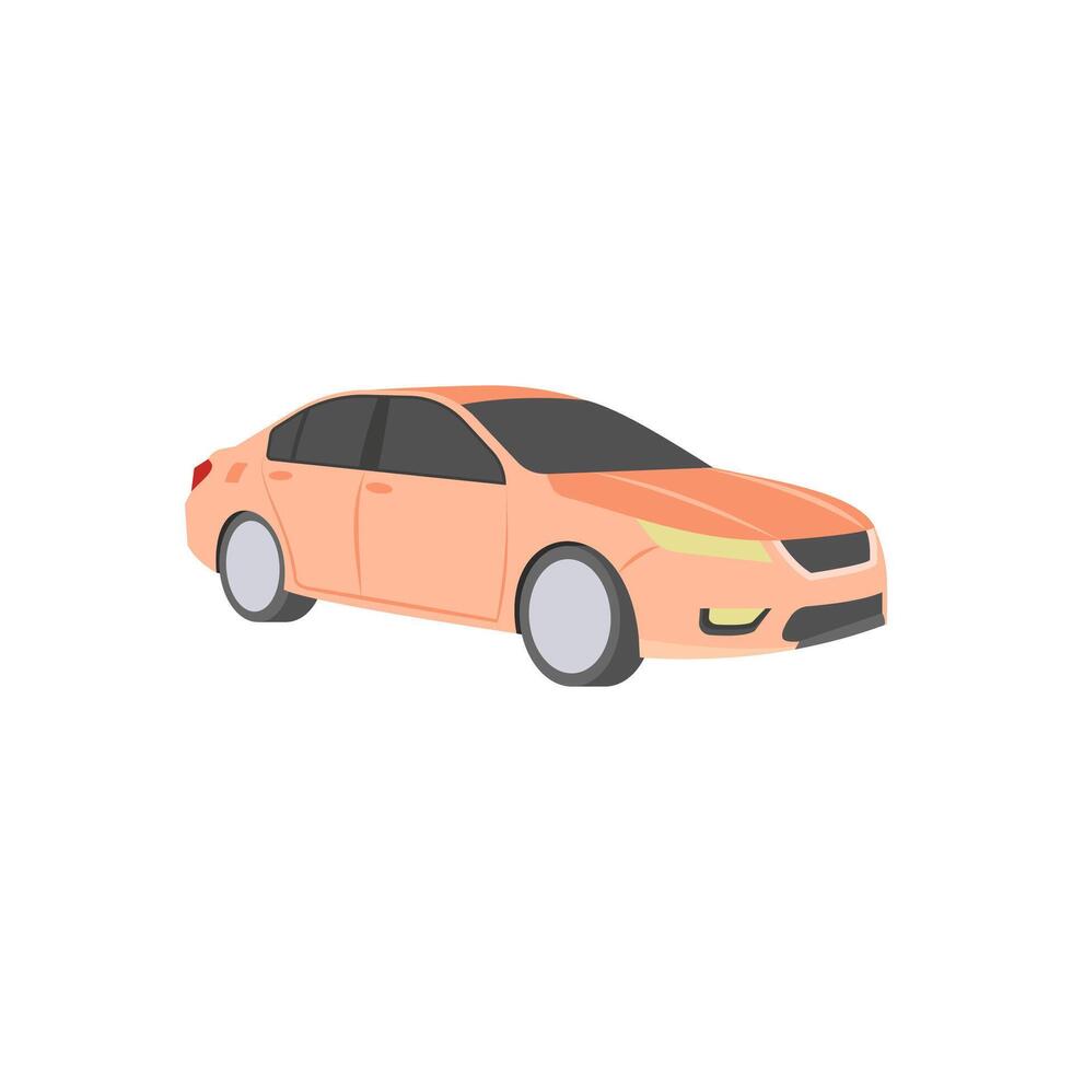 Sedan, Automotive Illustration vector