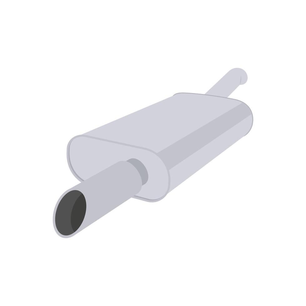 Car Exhaust, Automotive Illustration vector