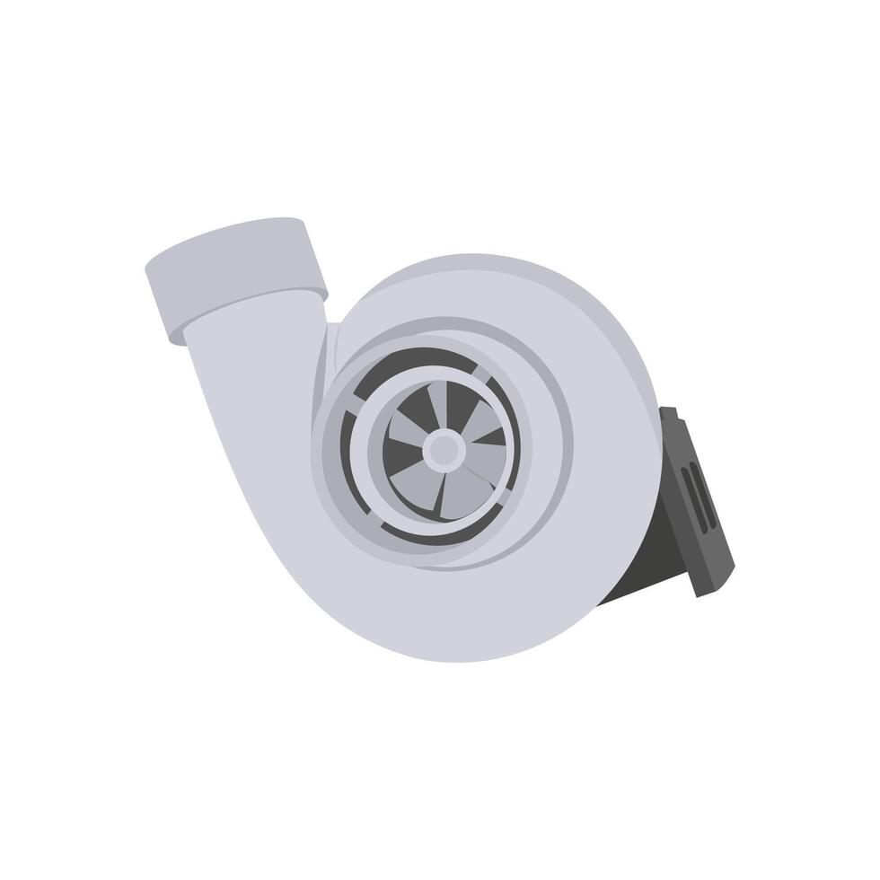 Turbo Charger, Automotive Illustration vector