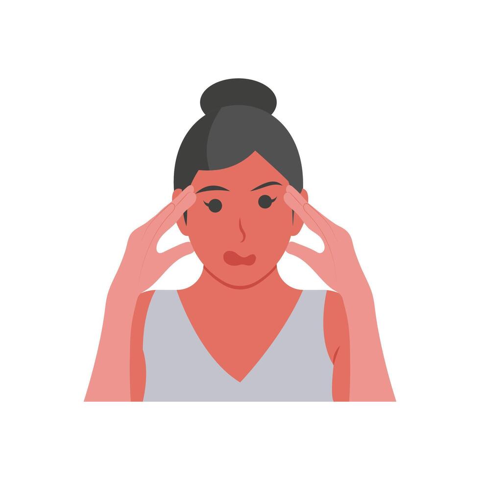 Depression, Cardiovascular Disease Illustration Icon vector