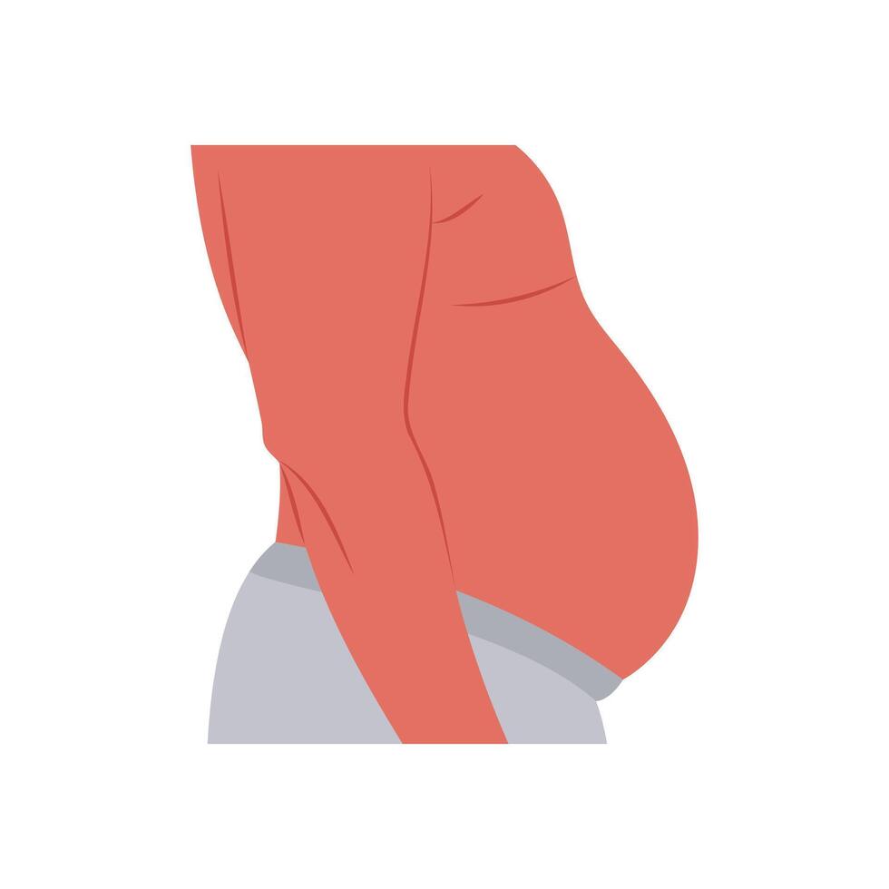 Obesity, Cardiovascular Disease Illustration Icon vector