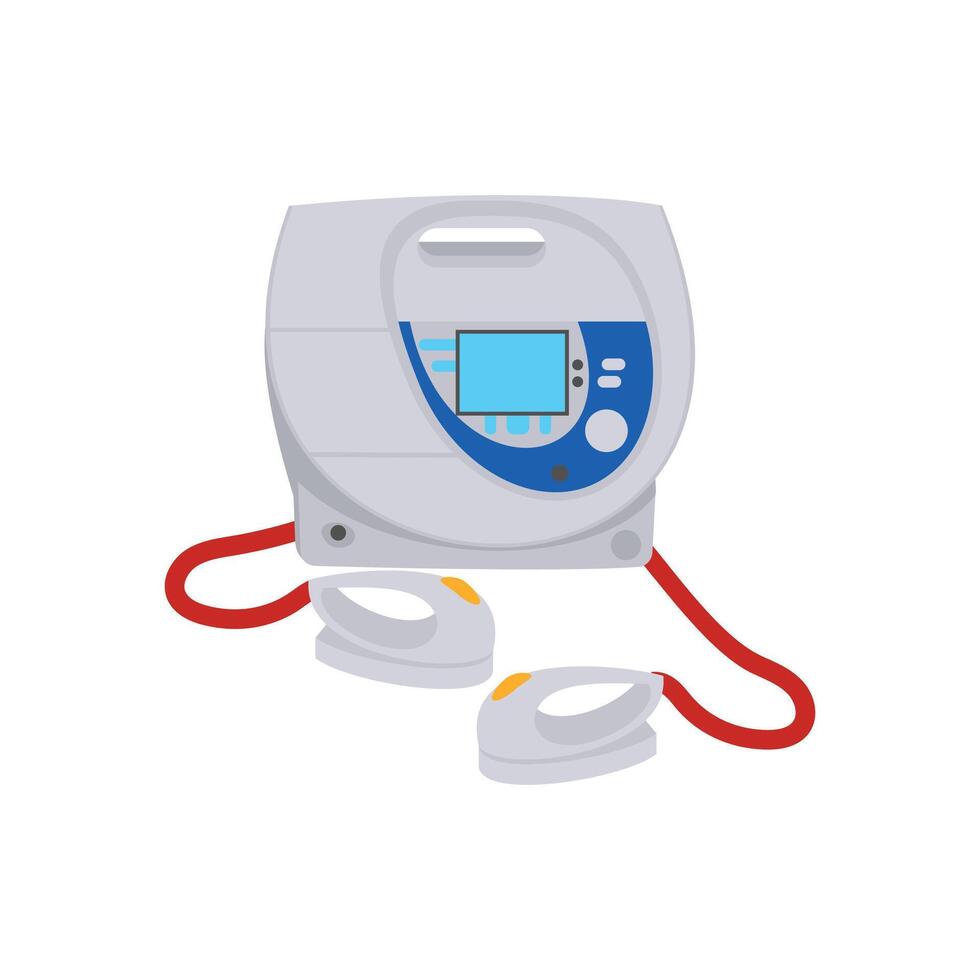 Defibrillator, Cardiovascular Disease Illustration Icon vector