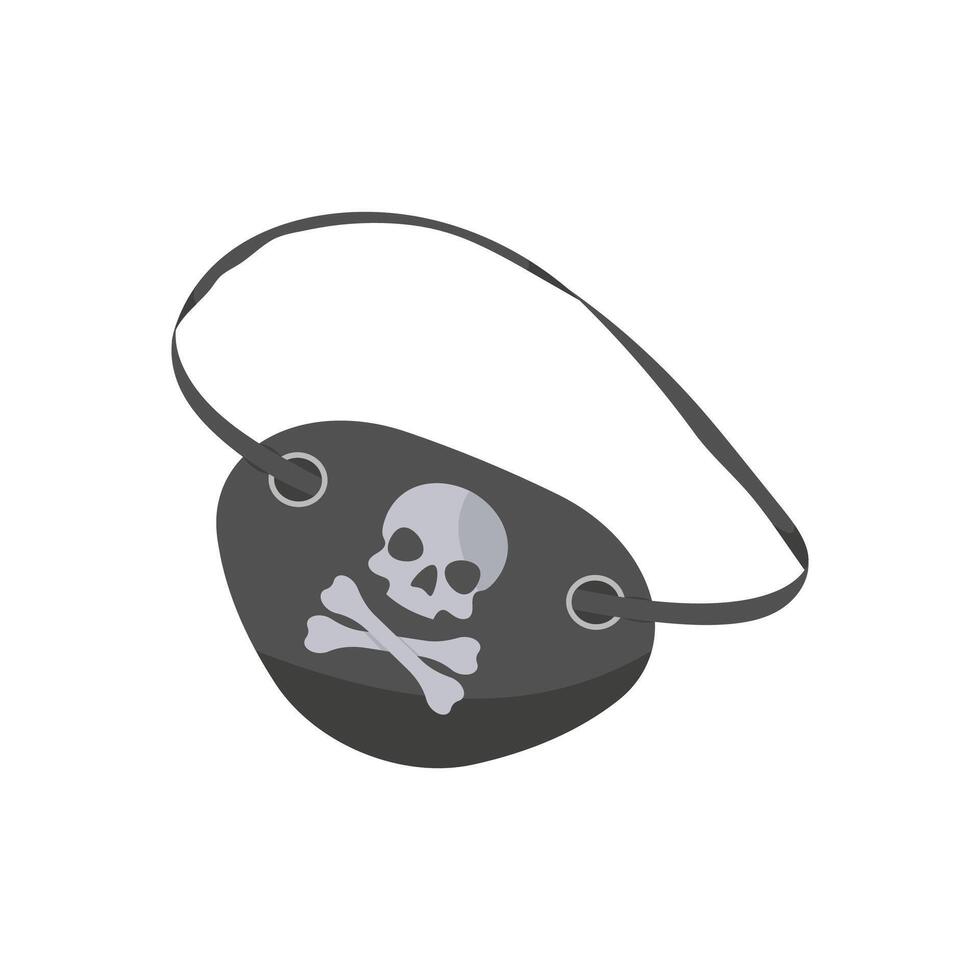 Eye Patch, Halloween Illustration vector