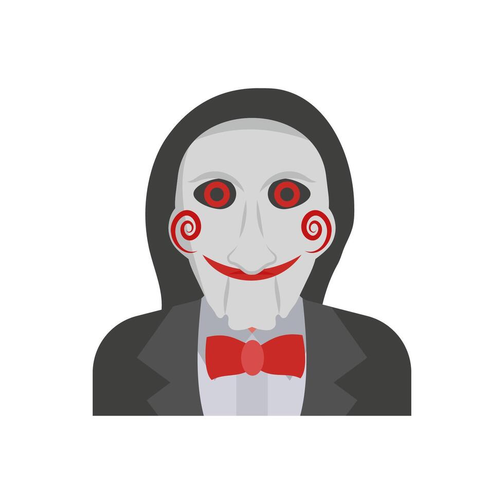 Billy the Puppet, Halloween Illustration vector