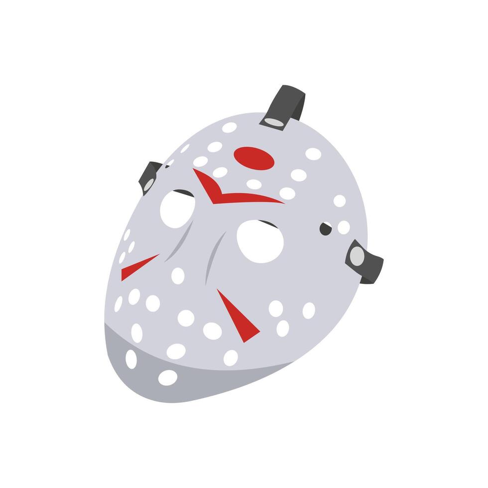 Hockey Mask, Halloween Illustration vector