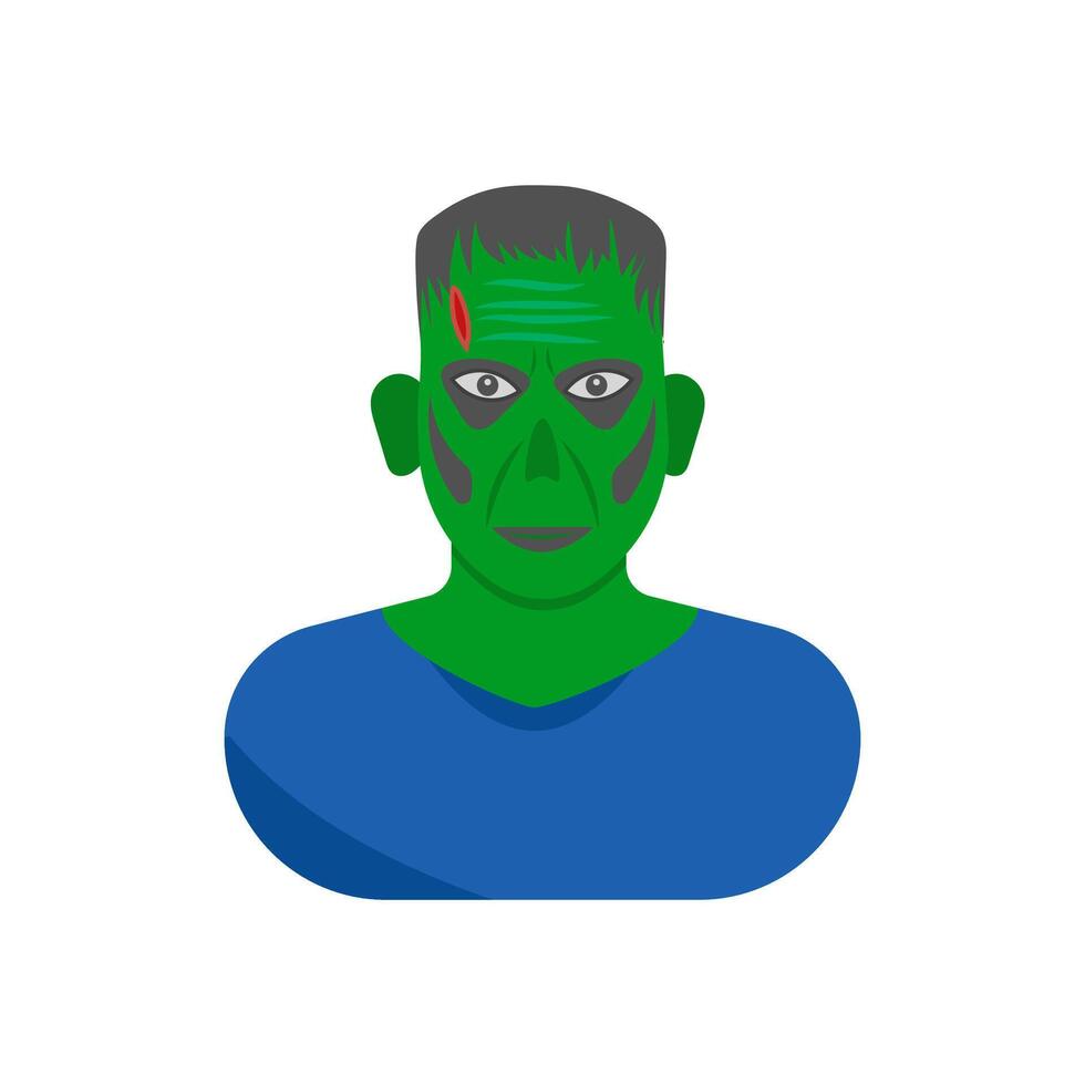 Frankenstein, Halloween Illustration vector