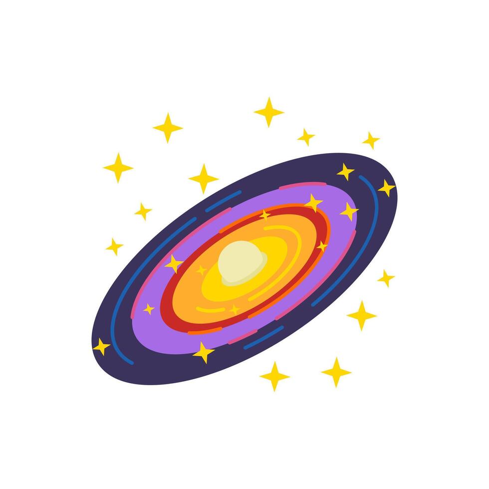 Galaxy, Space Illustration vector